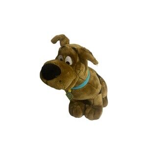 Vintage Scooby Doo Plush Stuffed Animal 14" Sitting 2000 Cartoon Network